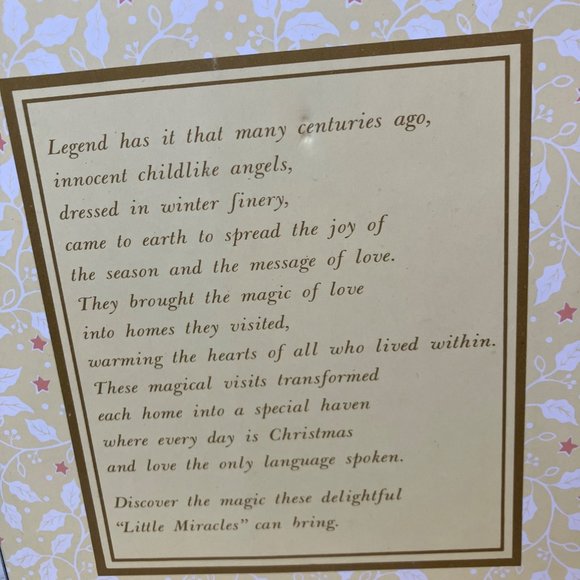 Little miracles Angel Russ Christmas Figurine Girl Porcelain Ceramic Collectible - Picture 12 of 14